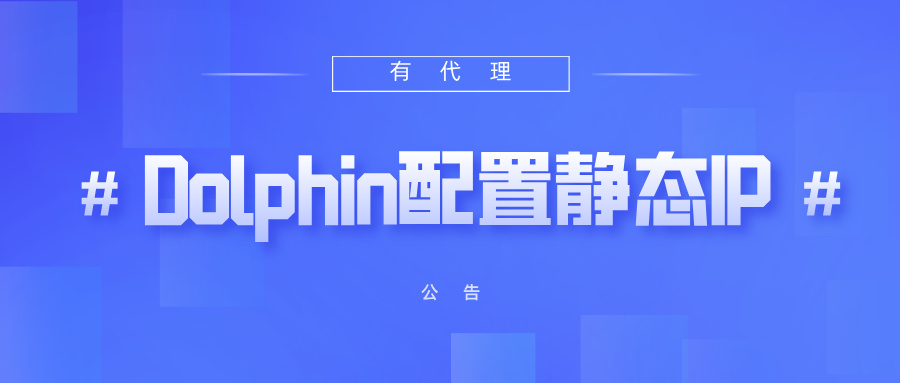 有代理共享静态代理IP在Dolphin Anty浏览器配置教程