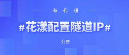 有代理在花漾浏览器上配置隧道代理教程