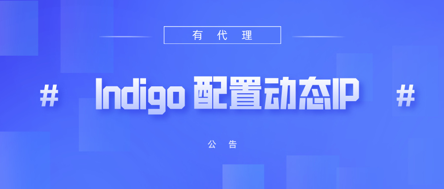 有代理短效动态ip在Indigo Browser浏览器配置教程