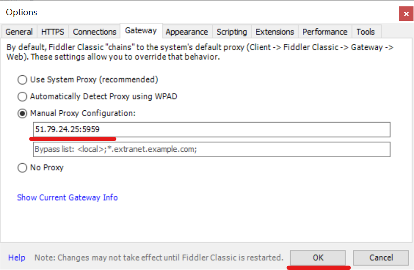 有代理短效动态ip在Fiddler配置教程