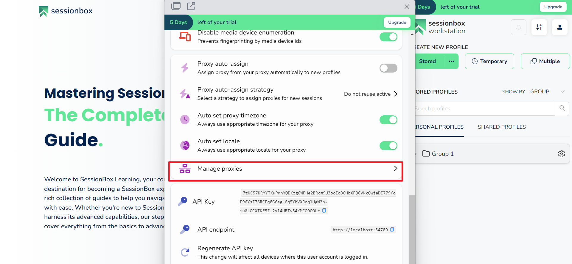 有代理共享静态代理IP在SessionBox浏览器配置教程