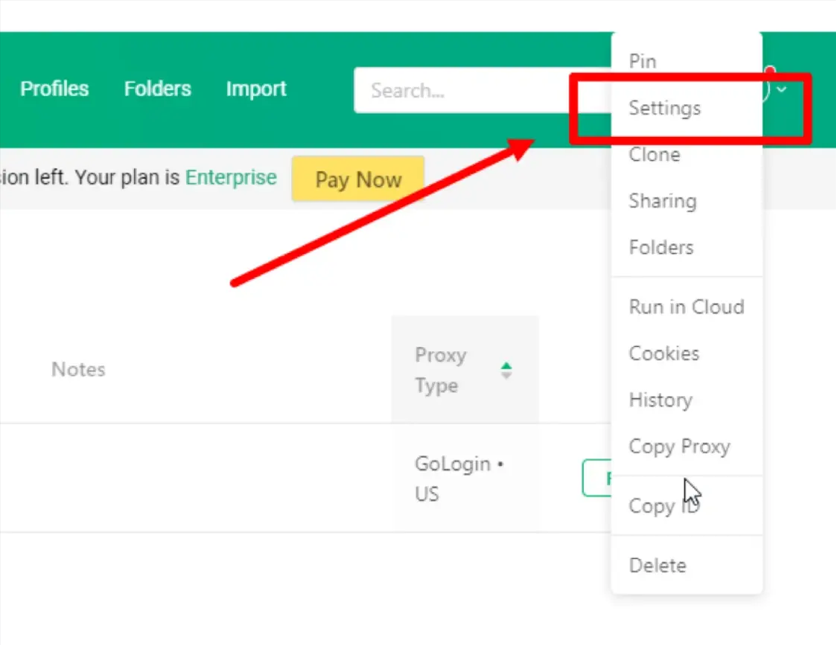 有代理短效动态ip在GoLogin浏览器配置教程
