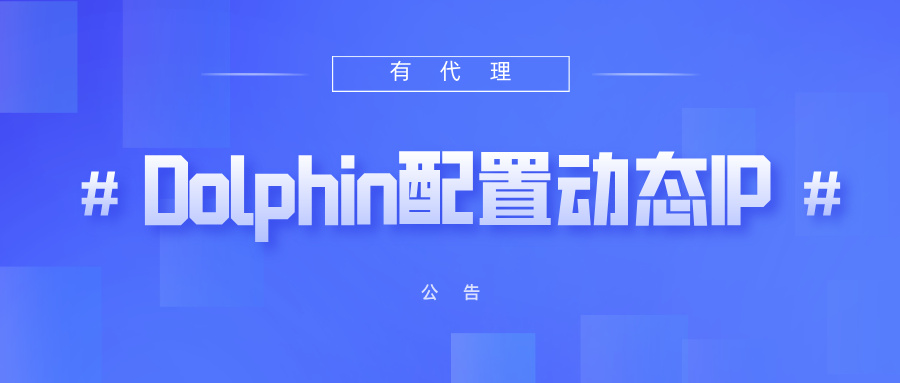 有代理短效动态ip在Dolphin Anty浏览器配置教程
